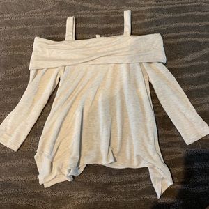 Off the shoulder sweater